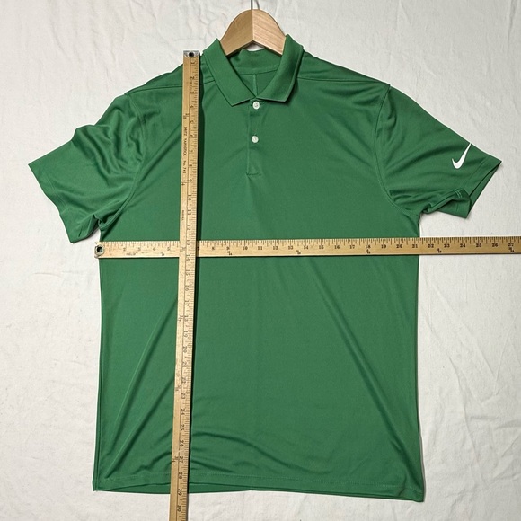 Lot of 4 Nike golf Men’s polo shirts stripped/solid size Medium shorts sleeves - Picture 10 of 16